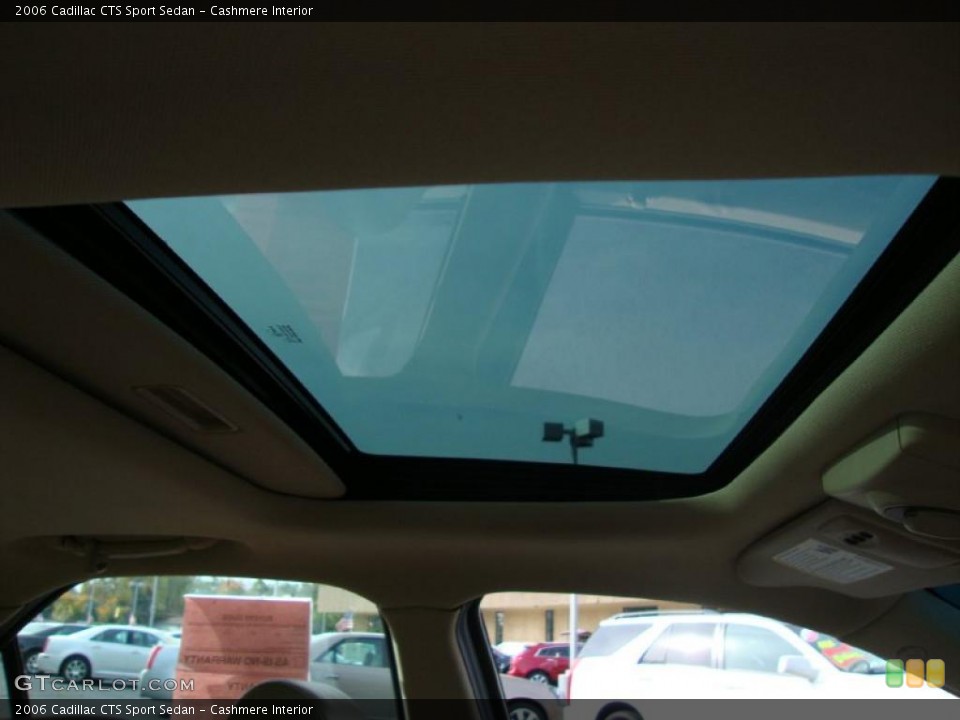 Cashmere Interior Sunroof for the 2006 Cadillac CTS Sport Sedan #39019587
