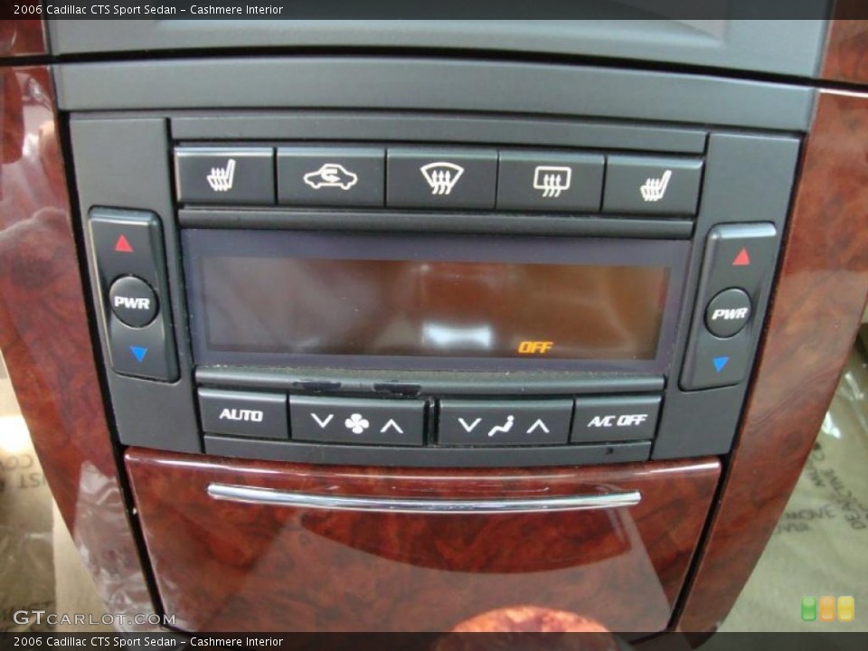 Cashmere Interior Controls for the 2006 Cadillac CTS Sport Sedan #39019763