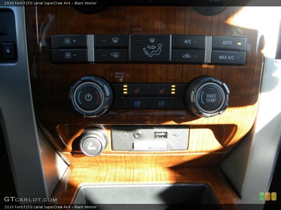 Black Interior Controls for the 2010 Ford F150 Lariat SuperCrew 4x4 #39019979