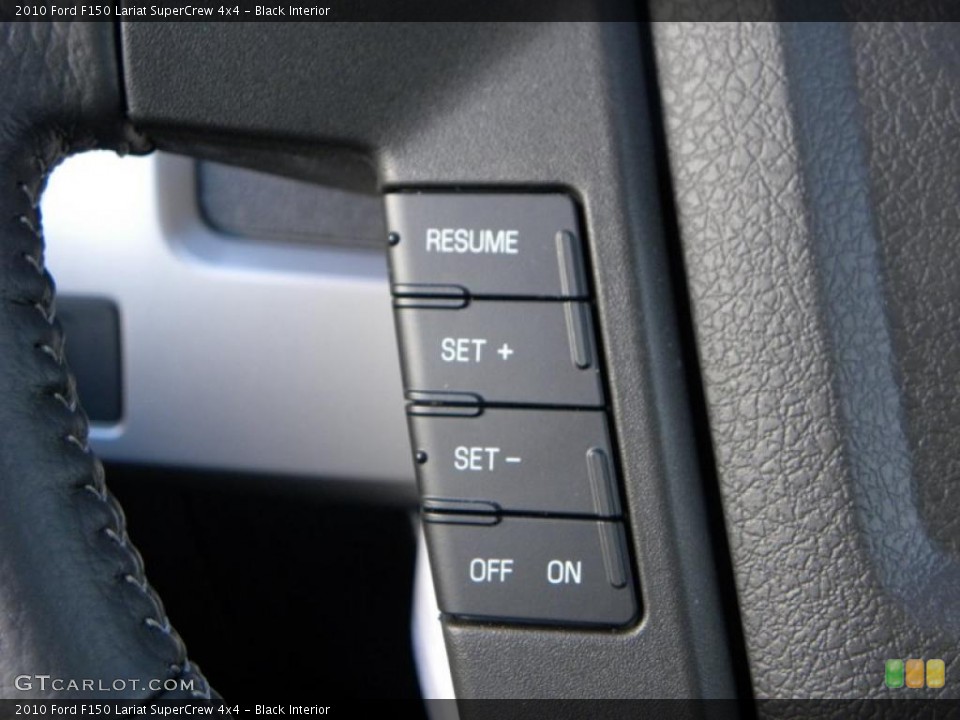Black Interior Controls for the 2010 Ford F150 Lariat SuperCrew 4x4 #39020023