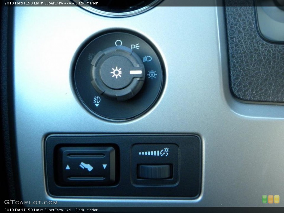 Black Interior Controls for the 2010 Ford F150 Lariat SuperCrew 4x4 #39020067