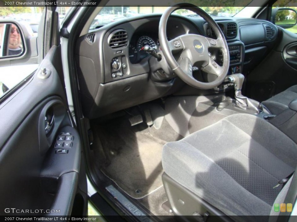Ebony 2007 Chevrolet TrailBlazer Interiors