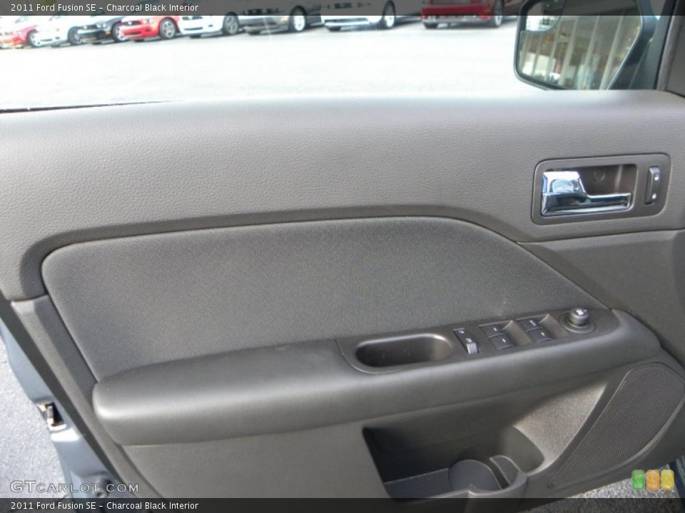 Charcoal Black Interior Door Panel for the 2011 Ford Fusion SE #39020827