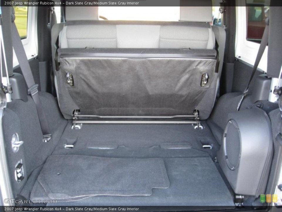 Dark Slate Gray/Medium Slate Gray Interior Trunk for the 2007 Jeep Wrangler Rubicon 4x4 #39021879