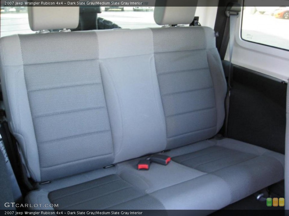 Dark Slate Gray/Medium Slate Gray Interior Photo for the 2007 Jeep Wrangler Rubicon 4x4 #39021927