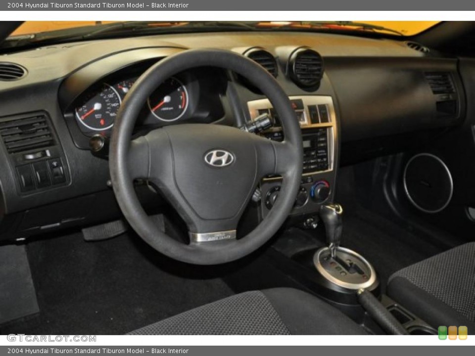 Black Interior Photo for the 2004 Hyundai Tiburon  #39022867