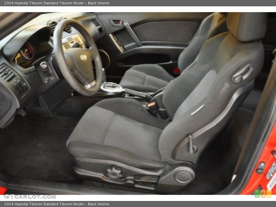 Black Interior Photo for the 2004 Hyundai Tiburon  #39022951