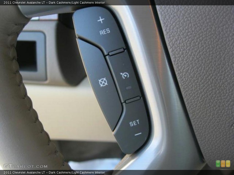 Dark Cashmere/Light Cashmere Interior Controls for the 2011 Chevrolet Avalanche LT #39023215