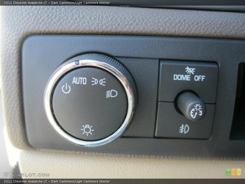 Dark Cashmere/Light Cashmere Interior Controls for the 2011 Chevrolet Avalanche LT #39023235