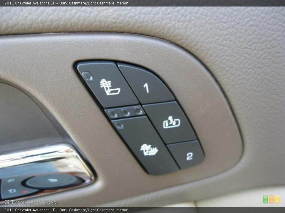 Dark Cashmere/Light Cashmere Interior Controls for the 2011 Chevrolet Avalanche LT #39023271