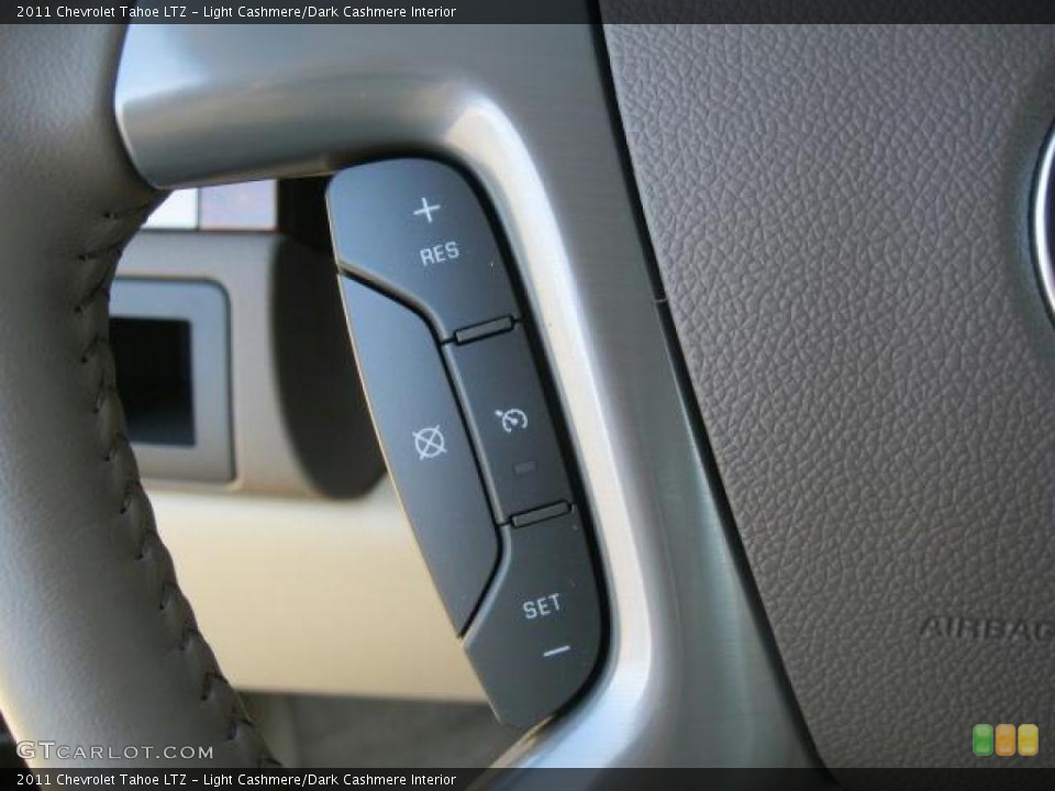 Light Cashmere/Dark Cashmere Interior Controls for the 2011 Chevrolet Tahoe LTZ #39023679