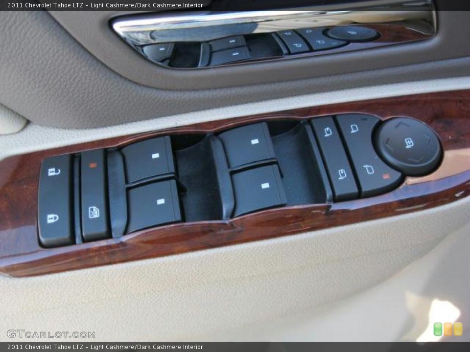 Light Cashmere/Dark Cashmere Interior Controls for the 2011 Chevrolet Tahoe LTZ #39023711