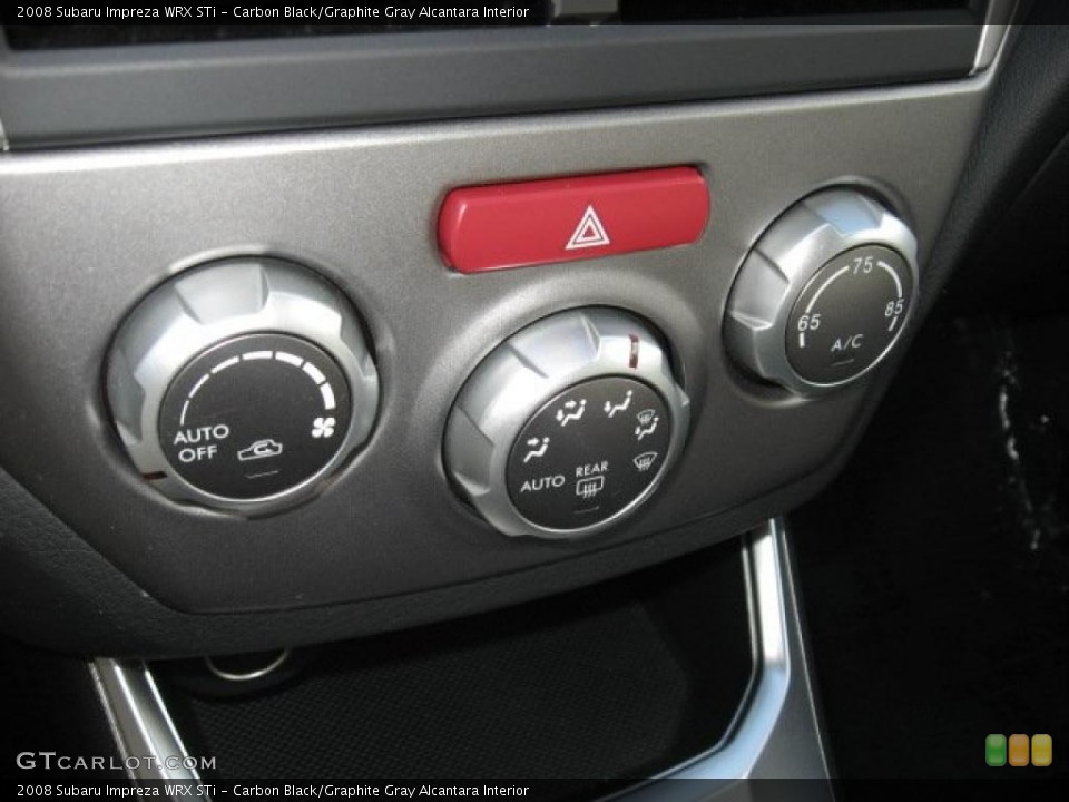 Carbon Black/Graphite Gray Alcantara Interior Controls for the 2008 Subaru Impreza WRX STi #39024099