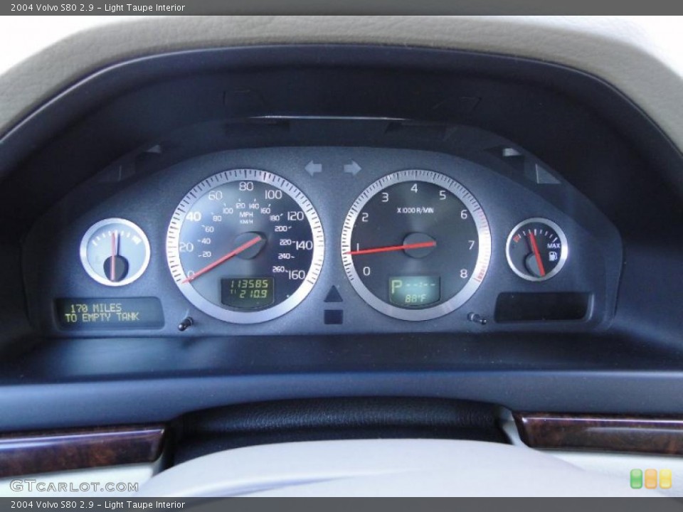 Light Taupe Interior Gauges for the 2004 Volvo S80 2.9 #39024319
