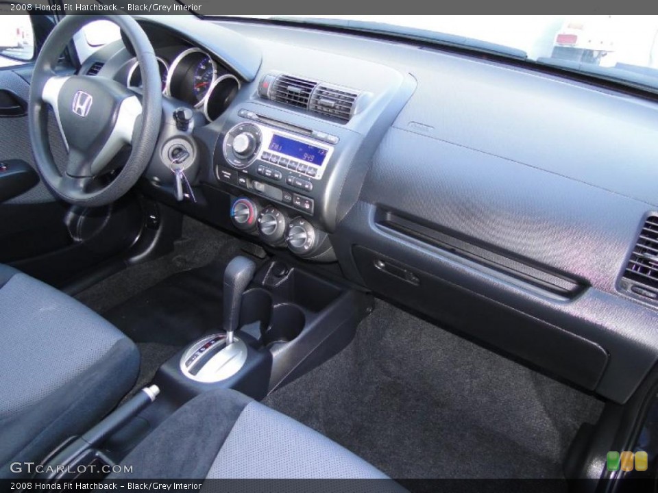 Black/Grey Interior Photo for the 2008 Honda Fit Hatchback #39024931