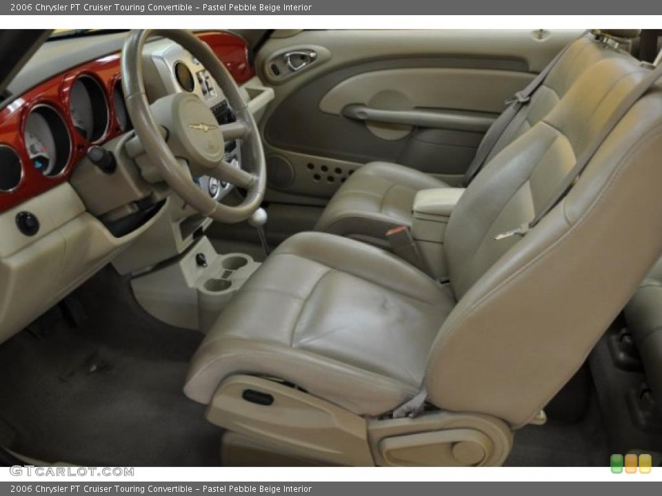 Pastel Pebble Beige Interior Photo for the 2006 Chrysler PT Cruiser Touring Convertible #39024975