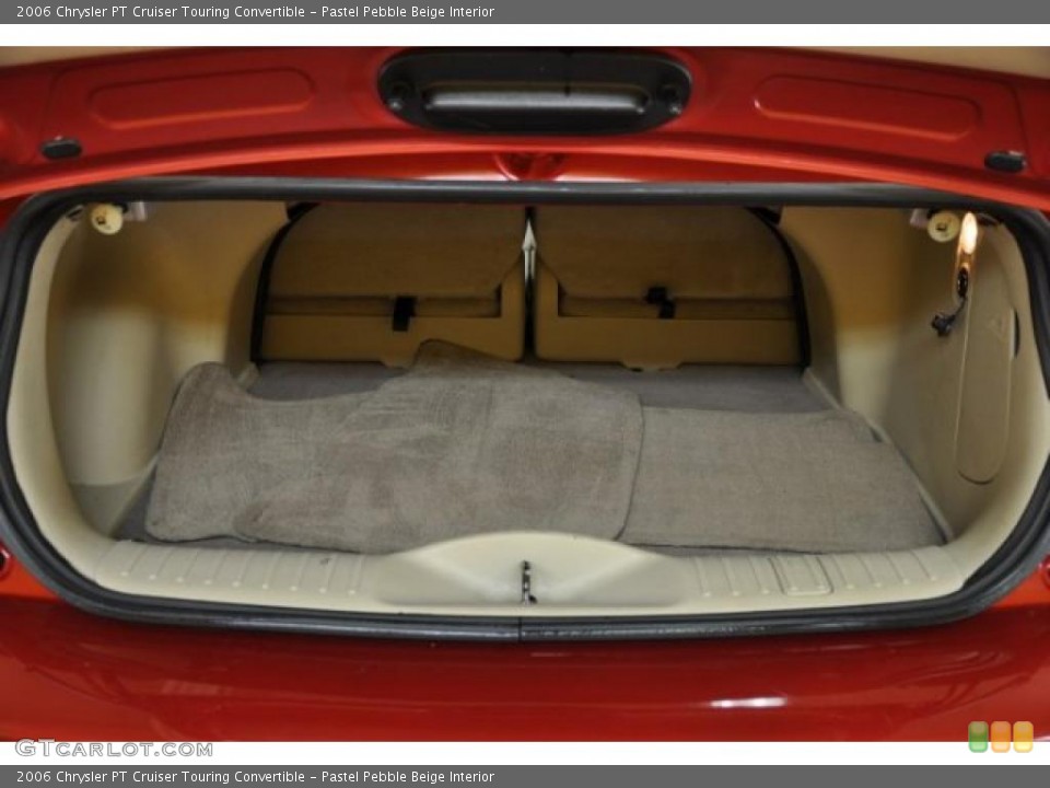 Pastel Pebble Beige Interior Trunk for the 2006 Chrysler PT Cruiser Touring Convertible #39025006