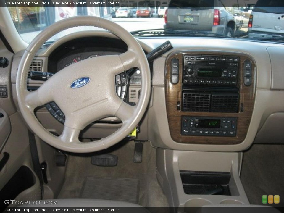 Medium Parchment Interior Dashboard for the 2004 Ford Explorer Eddie Bauer 4x4 #39025555