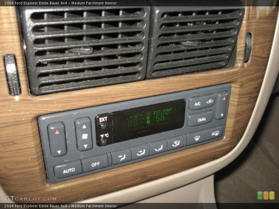 Medium Parchment Interior Controls for the 2004 Ford Explorer Eddie Bauer 4x4 #39025647