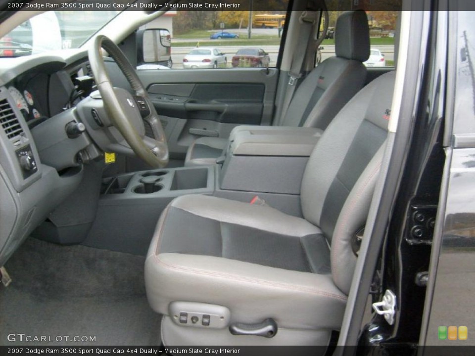Medium Slate Gray Interior Photo for the 2007 Dodge Ram 3500 Sport Quad Cab 4x4 Dually #39026575