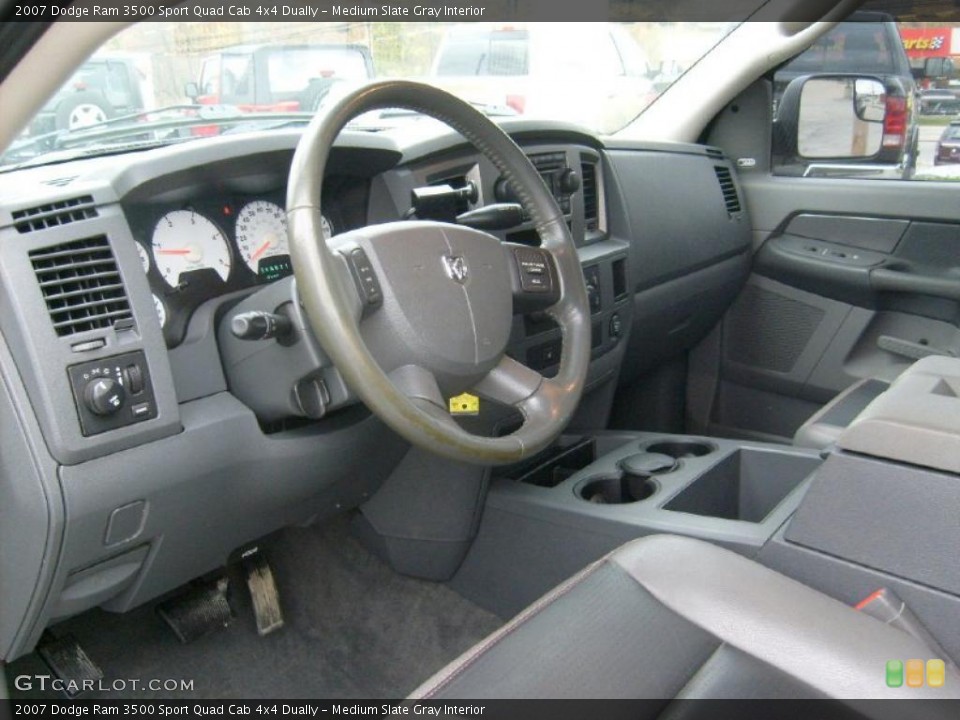 Medium Slate Gray Interior Prime Interior for the 2007 Dodge Ram 3500 Sport Quad Cab 4x4 Dually #39026583