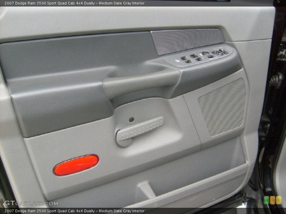 Medium Slate Gray Interior Door Panel for the 2007 Dodge Ram 3500 Sport Quad Cab 4x4 Dually #39026599
