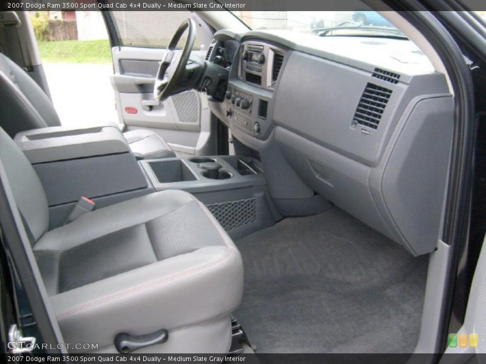 Medium Slate Gray Interior Photo for the 2007 Dodge Ram 3500 Sport Quad Cab 4x4 Dually #39026685