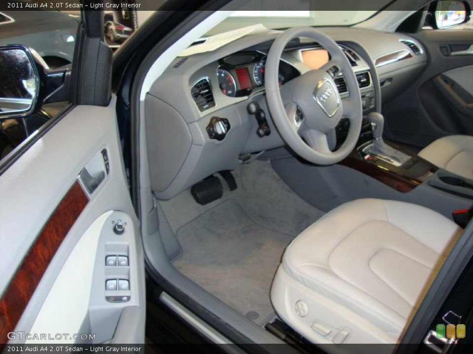 Light Gray Interior Prime Interior for the 2011 Audi A4 2.0T Sedan #39027343