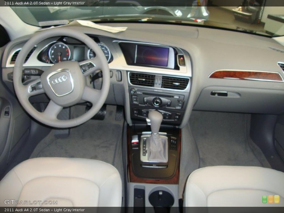 Light Gray Interior Dashboard for the 2011 Audi A4 2.0T Sedan #39027537