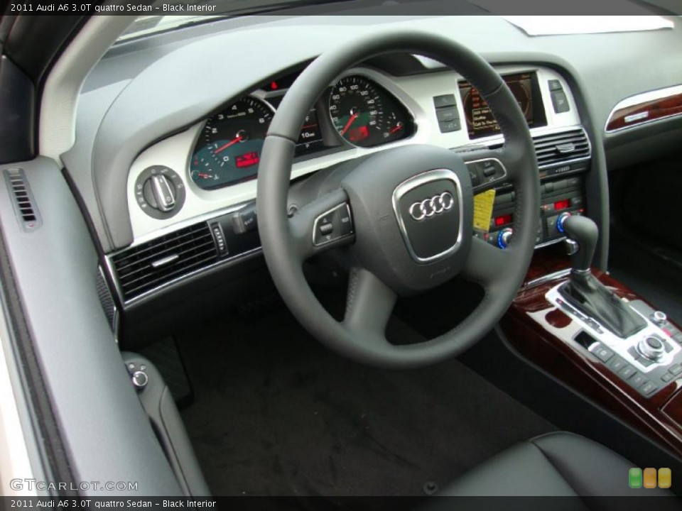 Black Interior Steering Wheel for the 2011 Audi A6 3.0T quattro Sedan #39027861