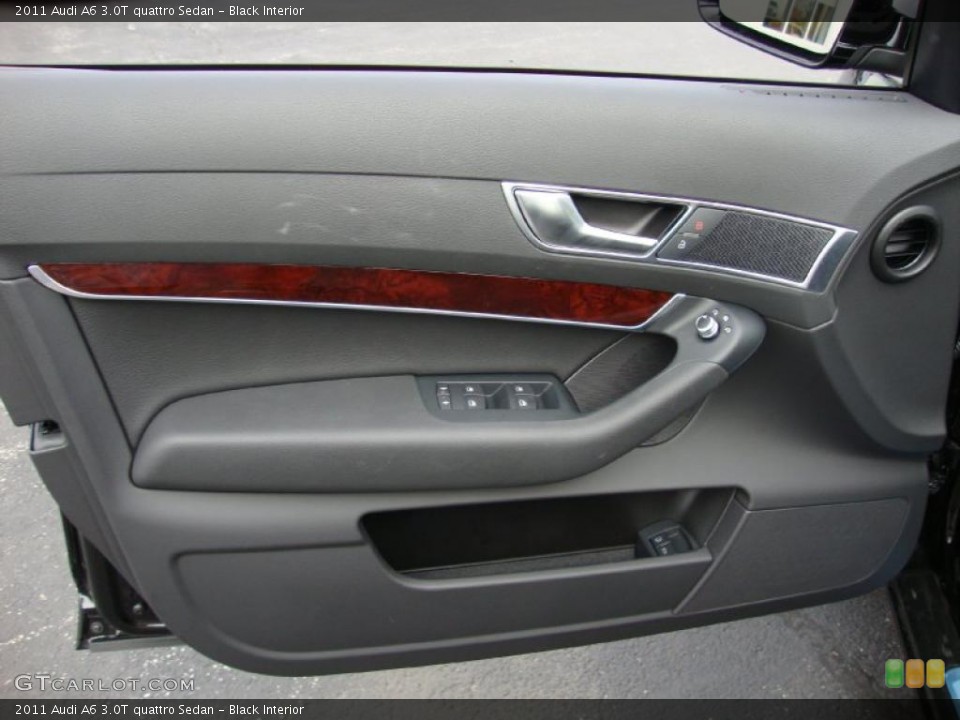 Black Interior Door Panel for the 2011 Audi A6 3.0T quattro Sedan #39027893