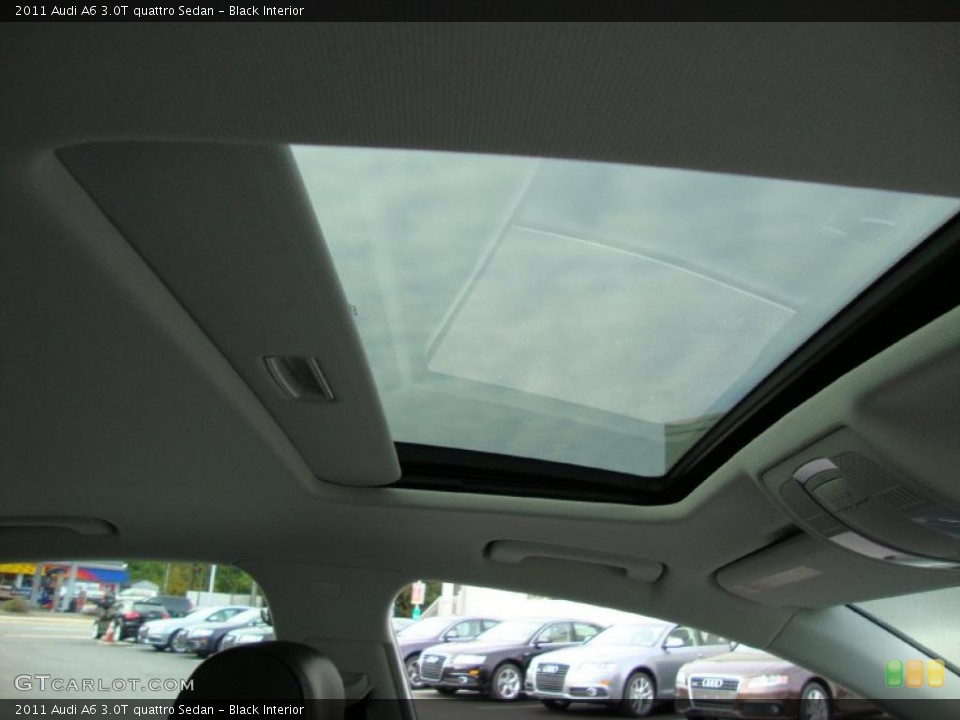 Black Interior Sunroof for the 2011 Audi A6 3.0T quattro Sedan #39028023