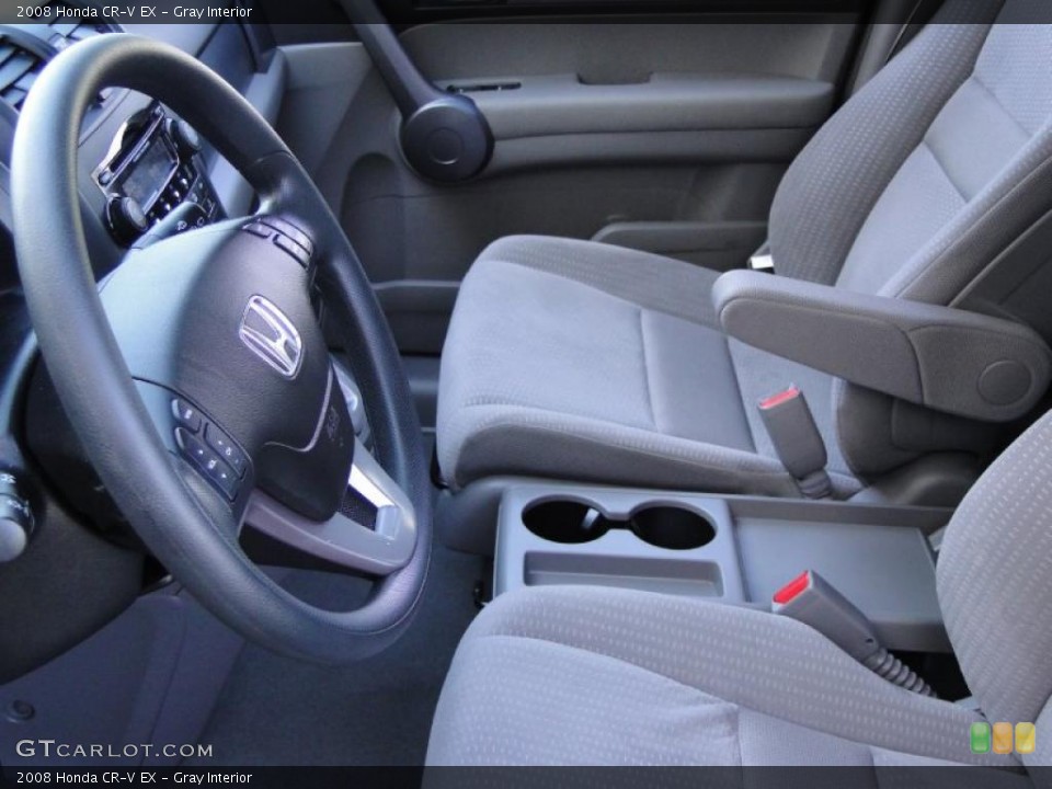 Gray Interior Photo for the 2008 Honda CR-V EX #39028097