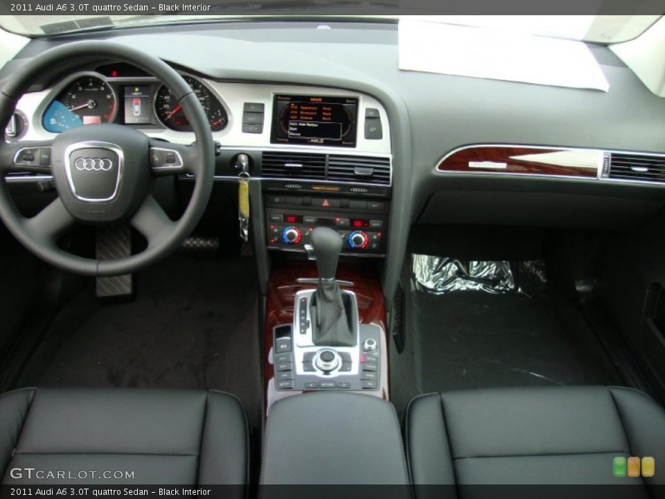 Black Interior Dashboard for the 2011 Audi A6 3.0T quattro Sedan #39028127