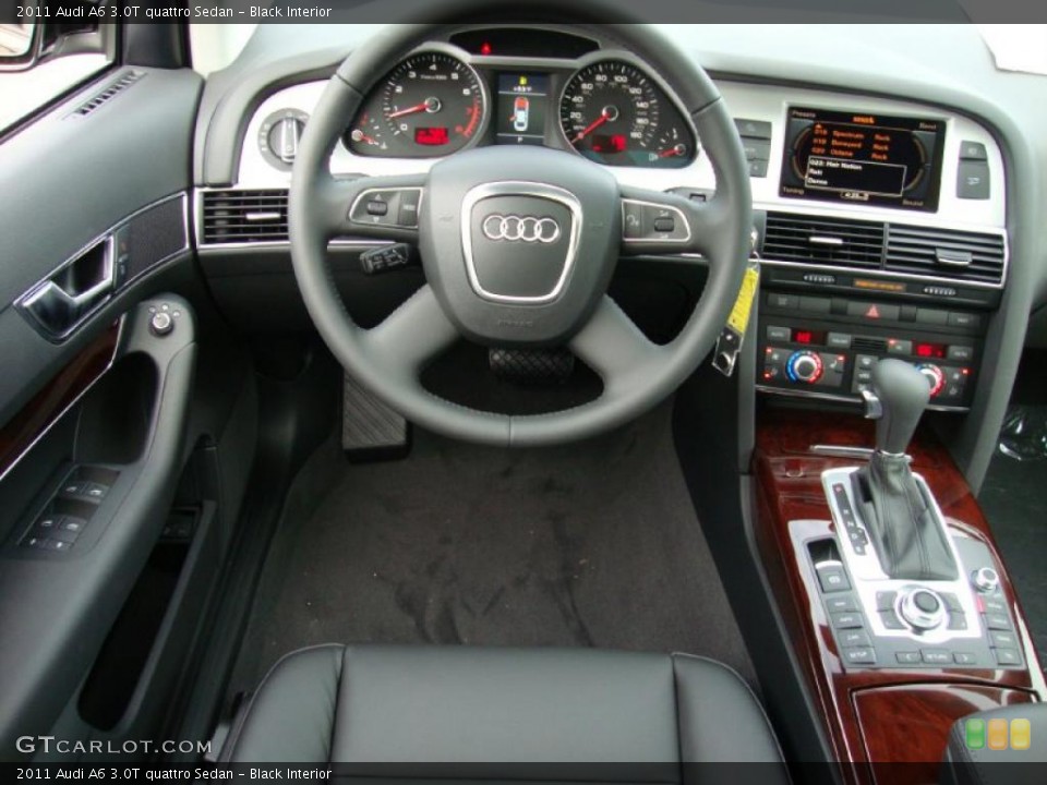 Black Interior Steering Wheel for the 2011 Audi A6 3.0T quattro Sedan #39028151
