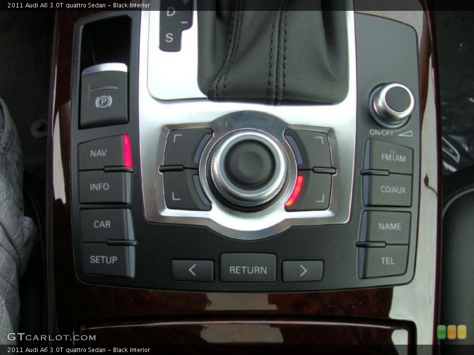 Black Interior Controls for the 2011 Audi A6 3.0T quattro Sedan #39028287