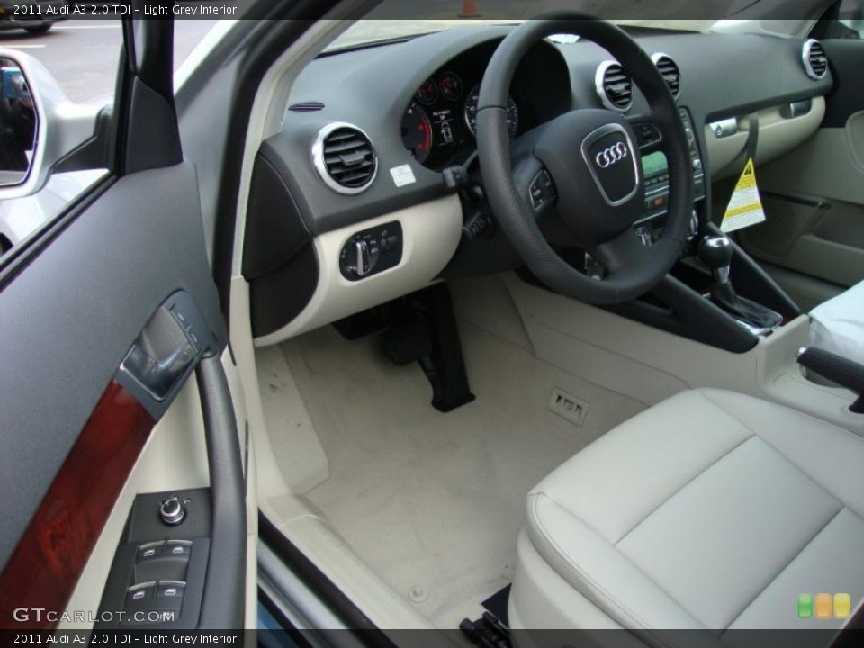 Light Grey Interior Prime Interior for the 2011 Audi A3 2.0 TDI #39028611