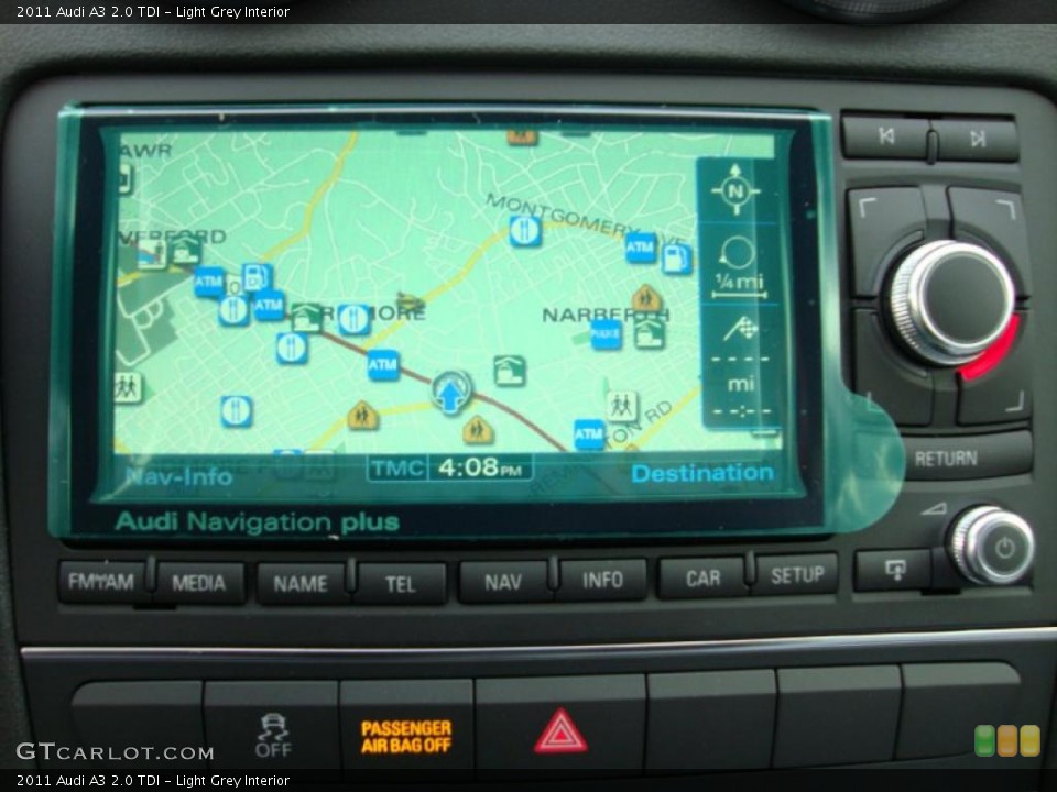 Light Grey Interior Navigation for the 2011 Audi A3 2.0 TDI #39028951