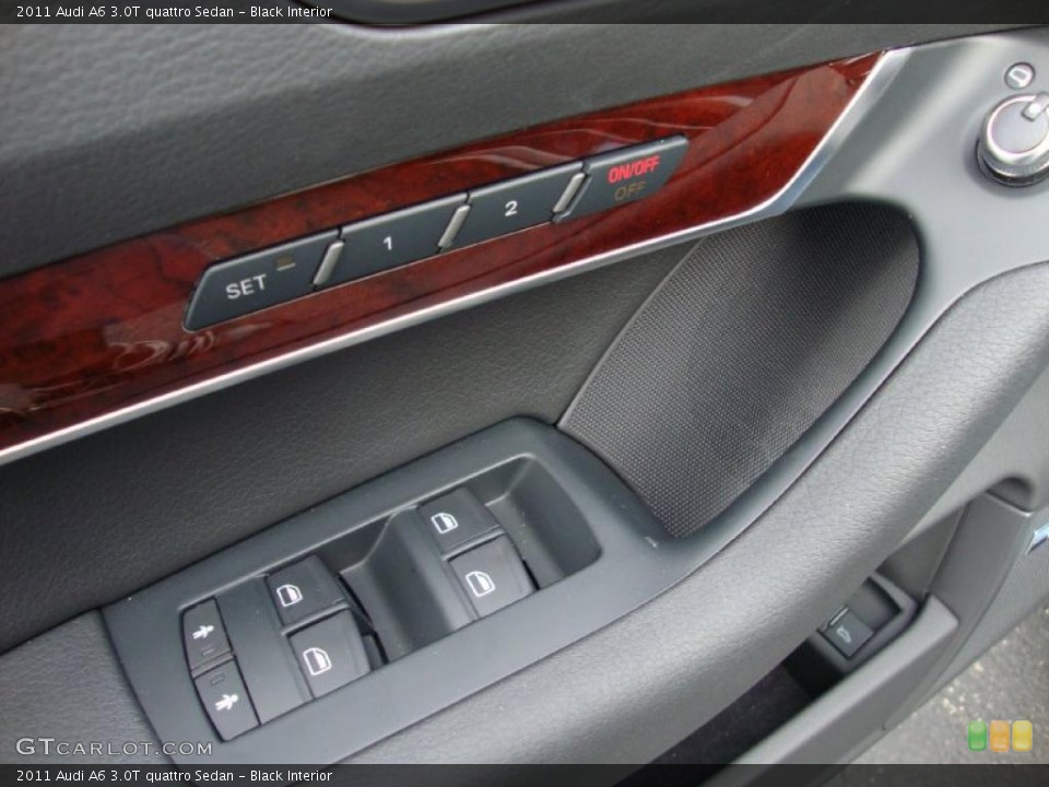 Black Interior Controls for the 2011 Audi A6 3.0T quattro Sedan #39029375