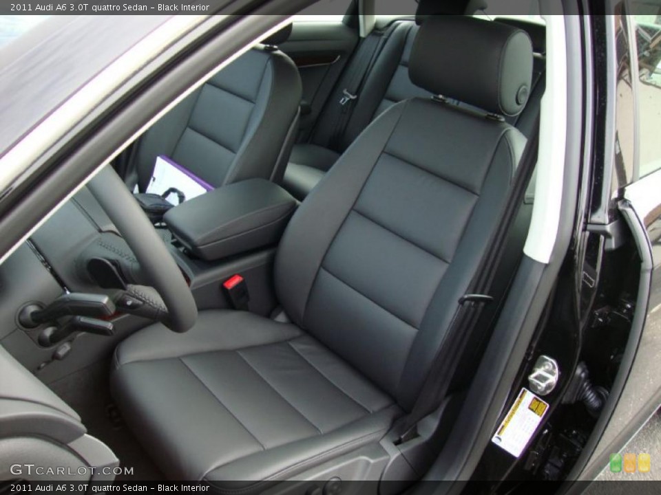 Black Interior Photo for the 2011 Audi A6 3.0T quattro Sedan #39029415