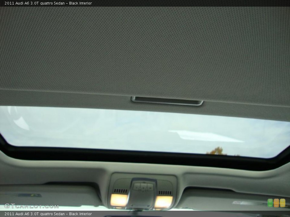 Black Interior Sunroof for the 2011 Audi A6 3.0T quattro Sedan #39029563