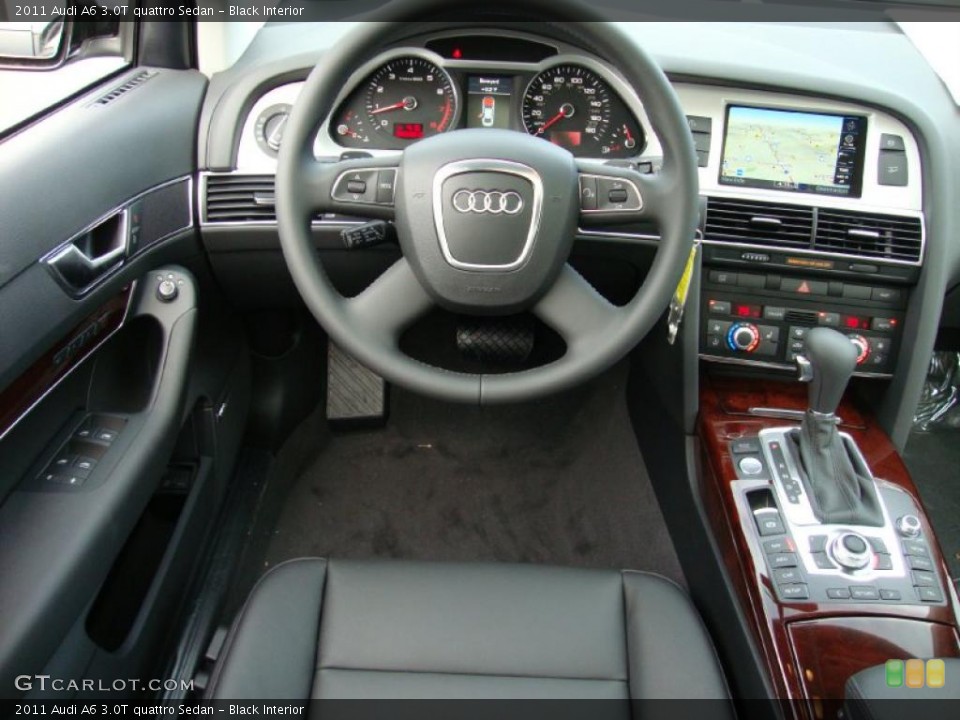 Black Interior Dashboard for the 2011 Audi A6 3.0T quattro Sedan #39029587