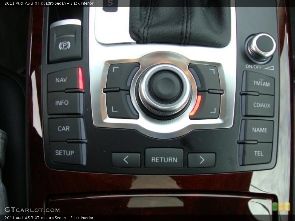 Black Interior Controls for the 2011 Audi A6 3.0T quattro Sedan #39029707