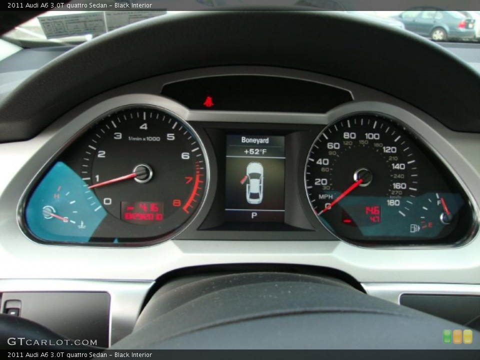 Black Interior Gauges for the 2011 Audi A6 3.0T quattro Sedan #39029735