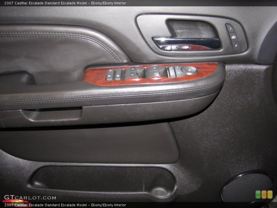 Ebony/Ebony Interior Door Panel for the 2007 Cadillac Escalade  #39029883