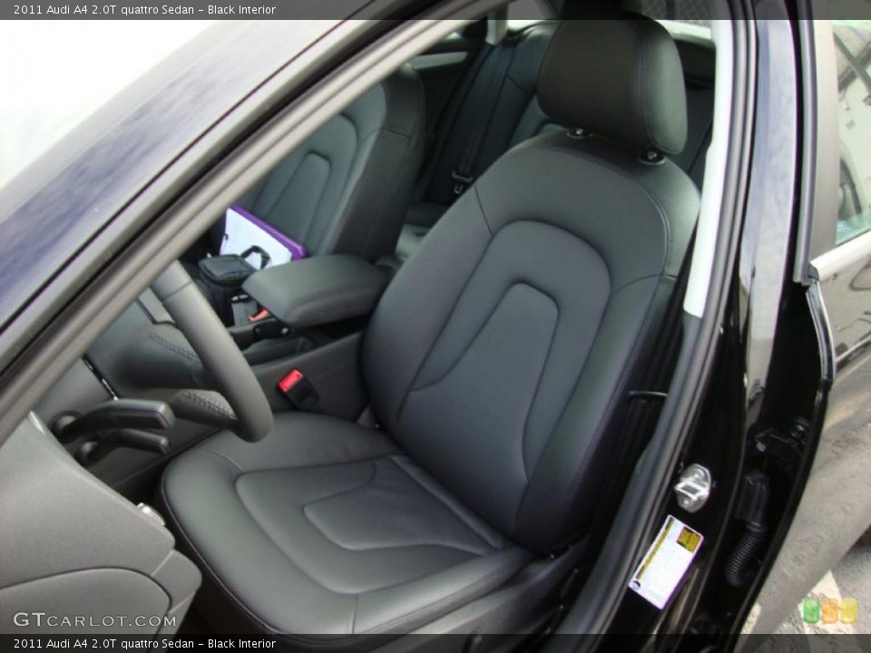 Black Interior Photo for the 2011 Audi A4 2.0T quattro Sedan #39030047