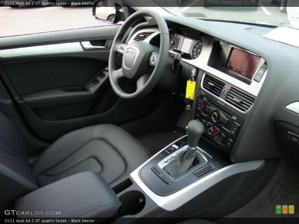 Black Interior Dashboard for the 2011 Audi A4 2.0T quattro Sedan #39030082
