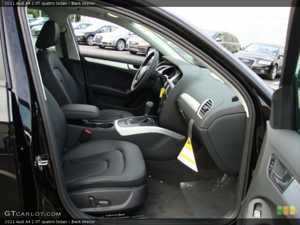 Black Interior Photo for the 2011 Audi A4 2.0T quattro Sedan #39030103