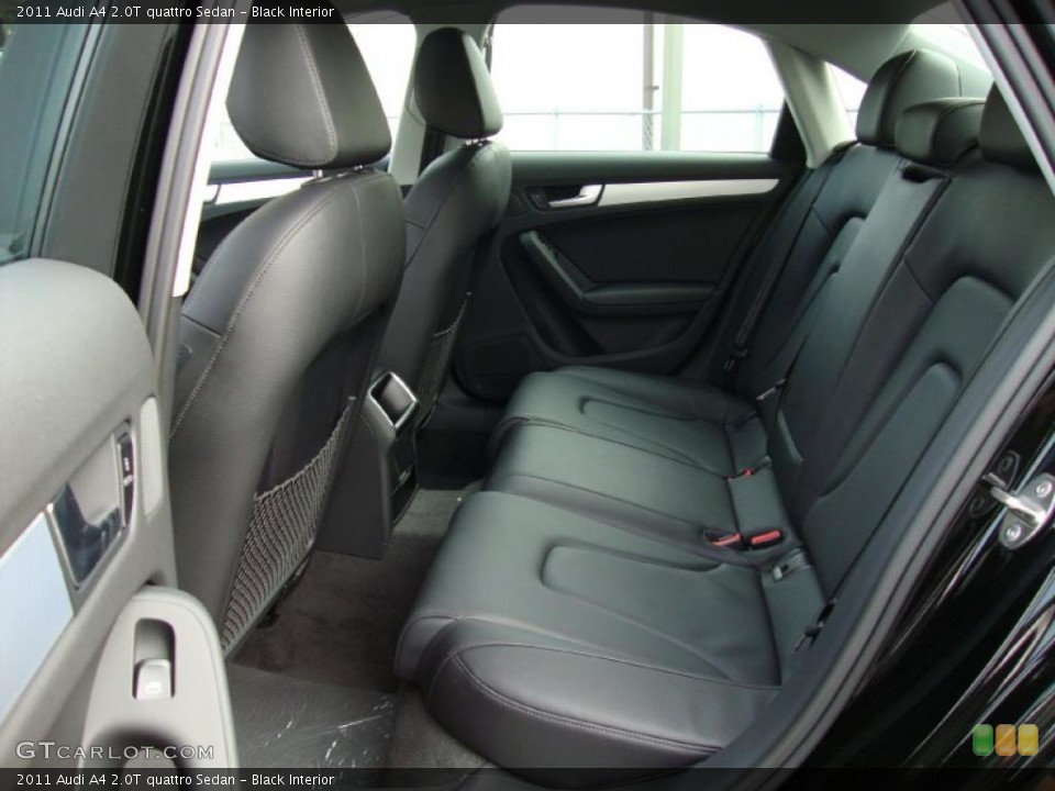 Black Interior Photo for the 2011 Audi A4 2.0T quattro Sedan #39030159