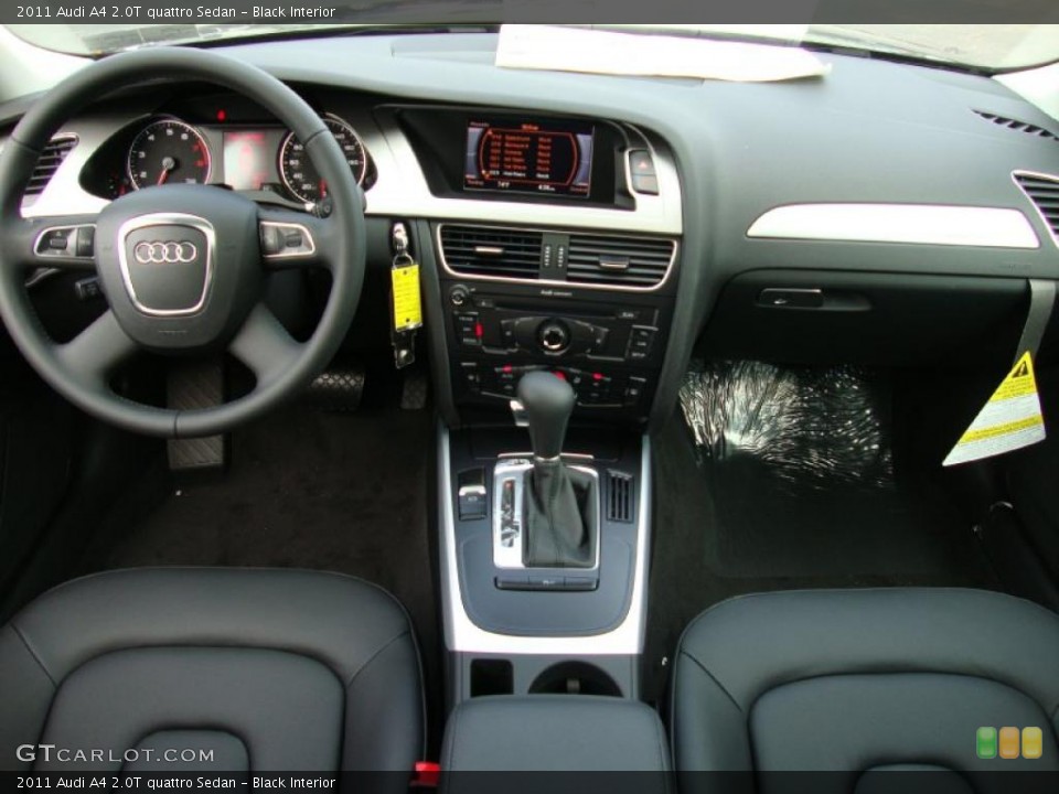 Black Interior Dashboard for the 2011 Audi A4 2.0T quattro Sedan #39030215